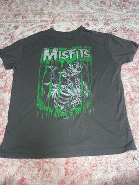 Misfits Gray Short Sleeve Graphic Tee